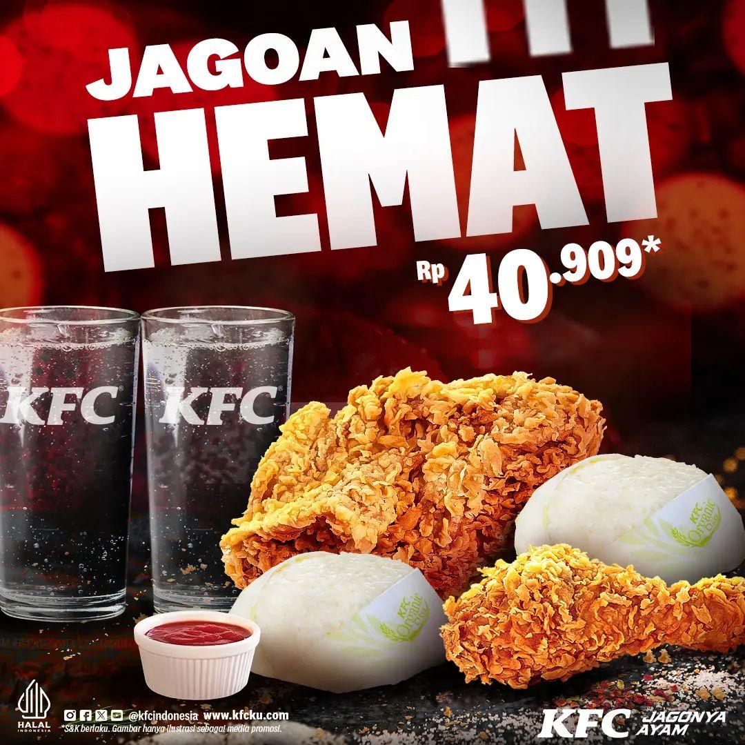 WOW! 3 Promo KFC Desember 2023, Jagoan Puas Rp 27 Ribuan, Double Down Kimchi Mulai Rp 20 Ribuan