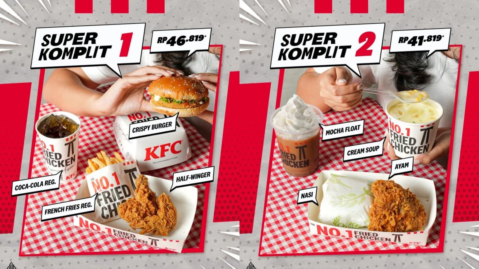 BANJIR DISKON! 3 Promo KFC Januari 2024, Dapatkan Paket Super Komplit 1 Rp 46.819