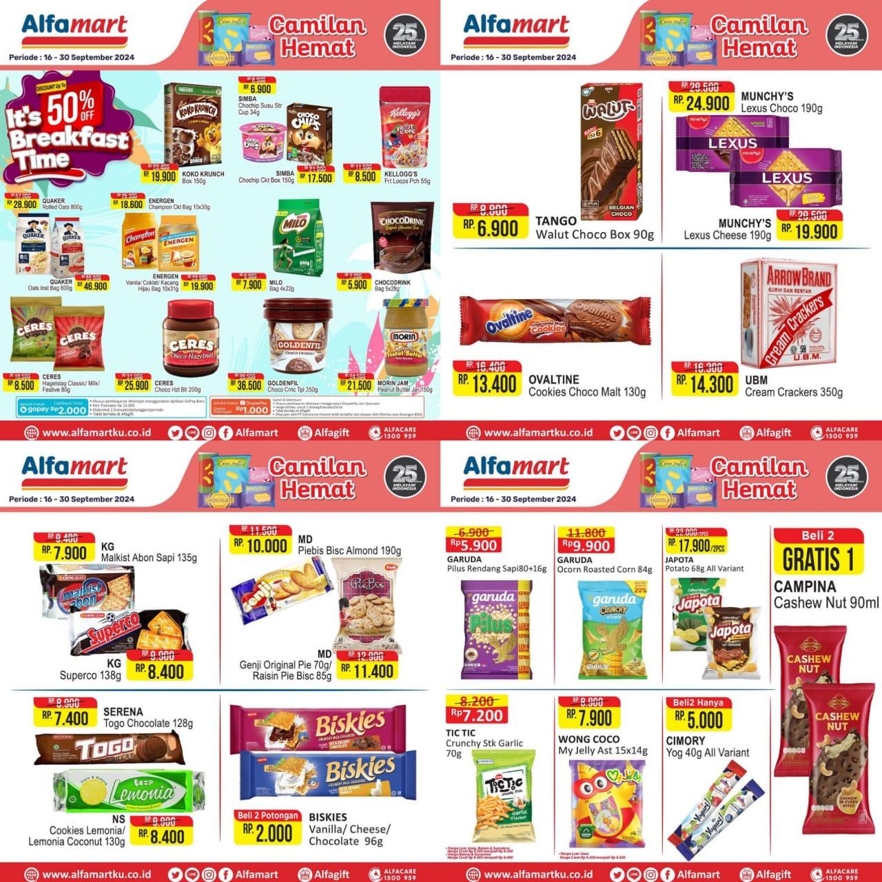 Diskon Besar Alfamart Hari Ini 30 September 2024, Minyak Goreng Harumas Rp 34.000, MILO Rp 7.900