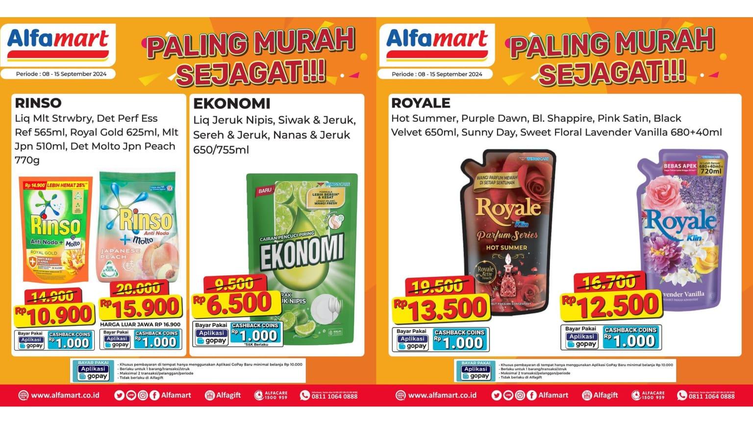DISKON Besar Alfamart 12-15 September 2024, Indomilk UHT Rp 16.900, Vaseline Rp 21.500