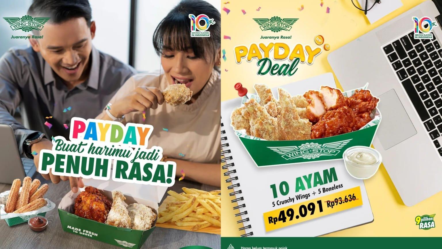 Promo Wingstop Hari Ini 30 Juni 2024, Nikmati 5 Crunchy Wings + 5 Boneless Rp 49.091
