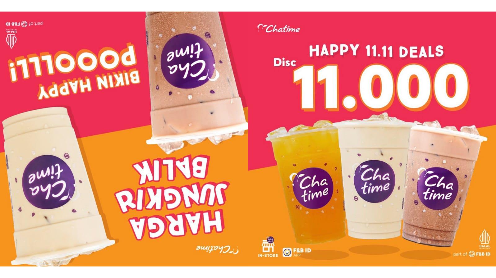 SEGAR! Promo Chatime 9-12 November 2023, Dapatkan Potongan Harga Rp 11.000, Ini Syaratnya
