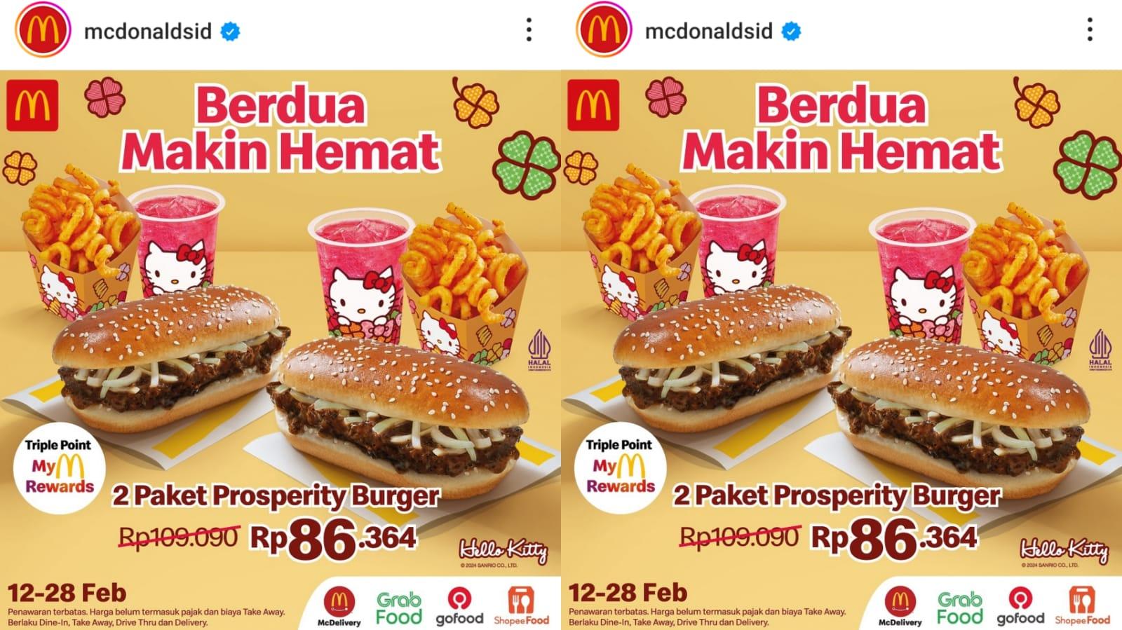 LEBIH IRIT! Promo McD Hari Ini 18 Februari 2024, Dapatkan Paket HeBat Rp 27 Ribuan