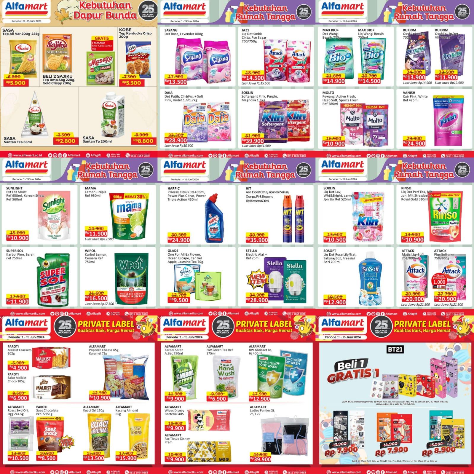 HUJAN DISKON! Promo Alfamart 6-15 Juni 2024, Vaseline Lips Stick Rp 22.500, Attack JAZ1 Rp 14.500
