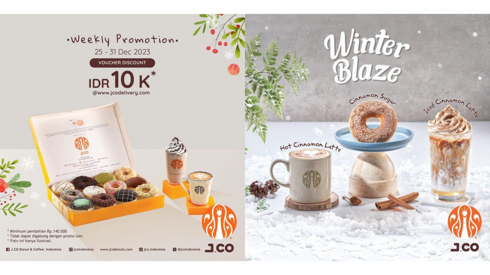 SPESIAL Tahun Baru, Promo J.CO 27-31 Desember 2023, Dapatkan Diskon Voucher Senilai Rp 10.000