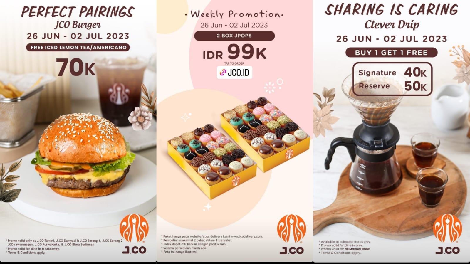 Sambut Idul Adha! Promo J.CO Hari Ini 29 Juni 2023, Dapatkan 2 Box Jpops Hanya Rp 99.000