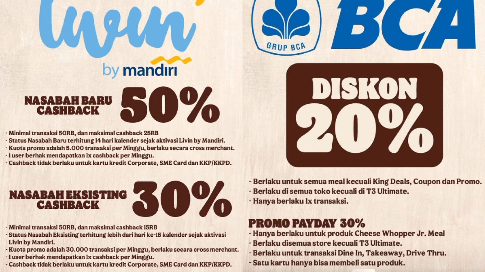 UNTUNG! Promo Burger King Desember 2023, Nikmati Diskon dan Cashback hingga Akhir Tahun