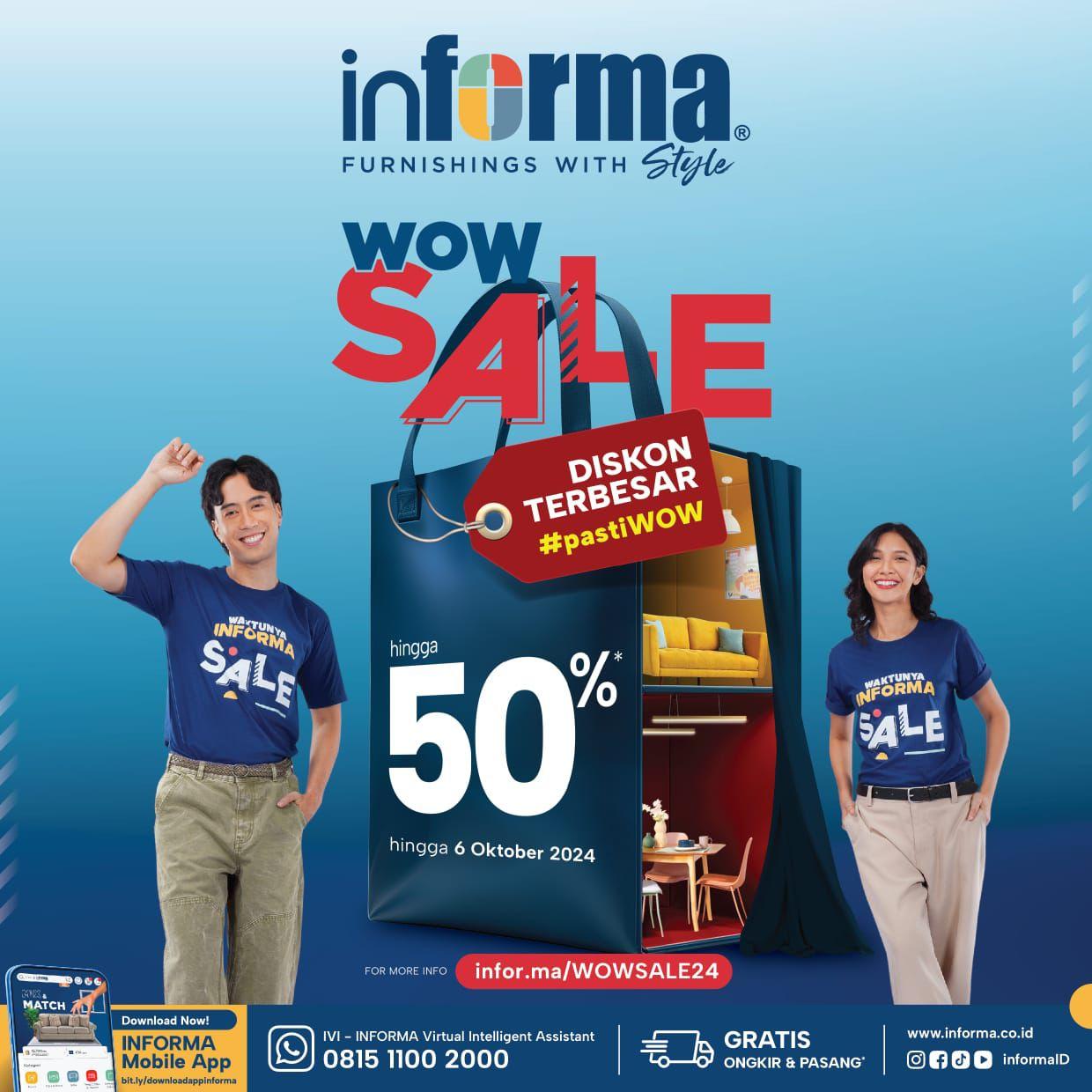 Waktunya INFORMA WOW Sale! Belanja Seru Dengan Banyak Promo