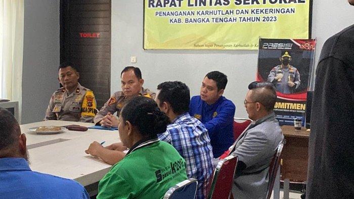 Penyampaian hasil autopsi oleh Dokter Forensik dan pihak kepolisian terhadap kasus kematian mendiang Valentinus, Selasa (26/9/2023) di Polres Bangka Tengah.
