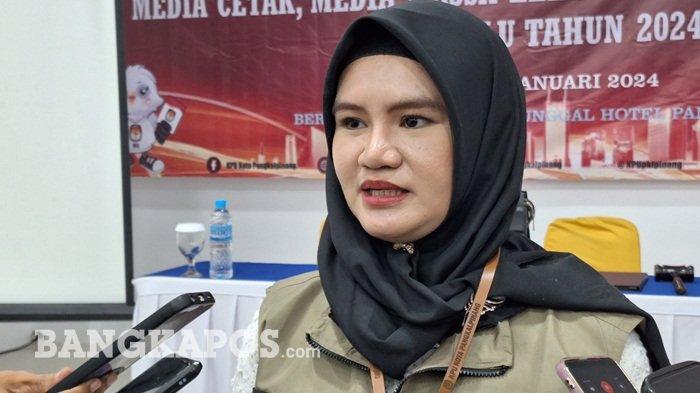 Komisioner KPU Kota Pangkalpinang, Margarita.