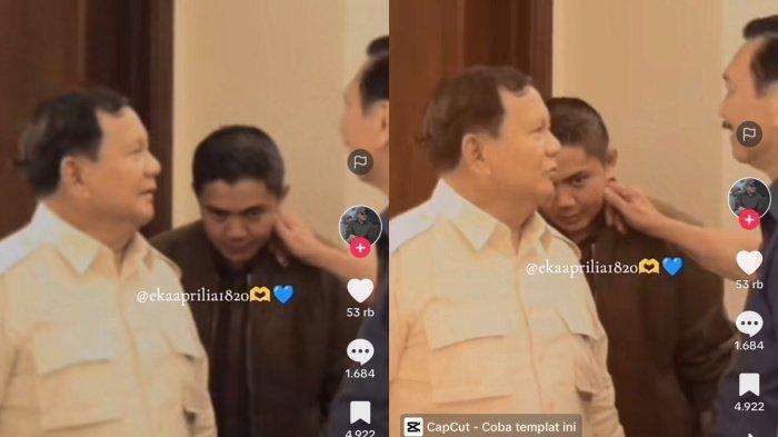 Momen Luhut Binsar Pandjaitan Cubit Gemas Pipi Mayor Teddy, Ajudan Prabowo Tersipu Tak Bisa Berkutik