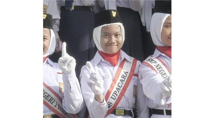 Afirah Rizqi Fauzi, salah satu siswi kelas 9D