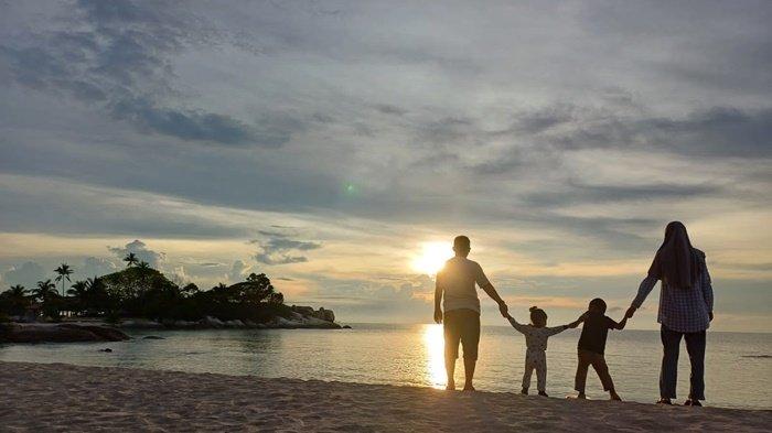 Susana Parai Beach Resort & Spa Bangka saat sore hari
