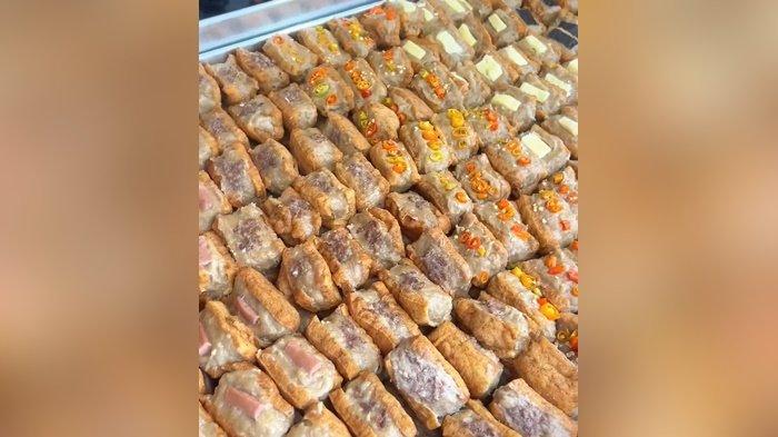 Sajian bakso gepeng
