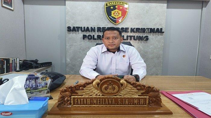 Kasat Reskrim Polres Belitung AKP Fattah Meilana.