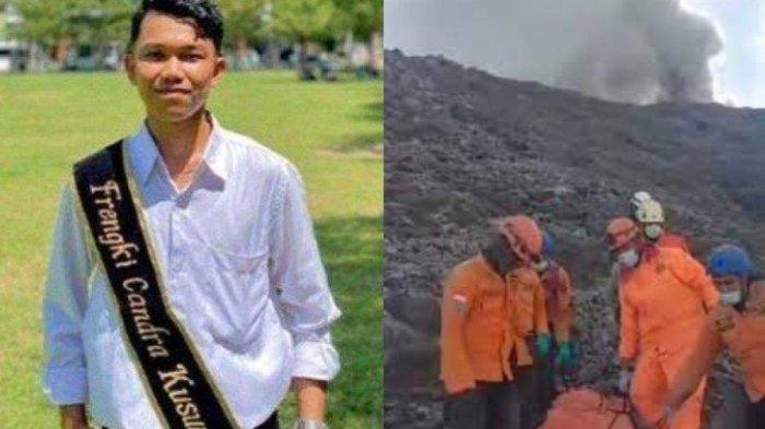 Frengki Candra Kusuma, salah satu korban erupsi Gunung Marapi. Jasadnya mengeluarkan aroma wangi