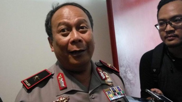 Wakapolda Metro Jaya, Brigjen Suntana saat diwawancarai awak media di kantor Forum Komunikasi Umat Beragama di kawasan Jakarta Pusat, Selasa (11/10/2016).