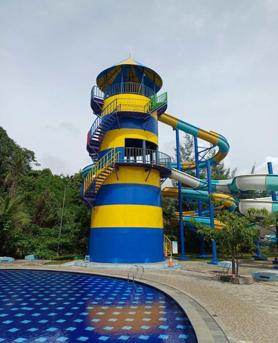 Wahana di Pasirpadi Bay Waterpark, Kota Pangkalpinang