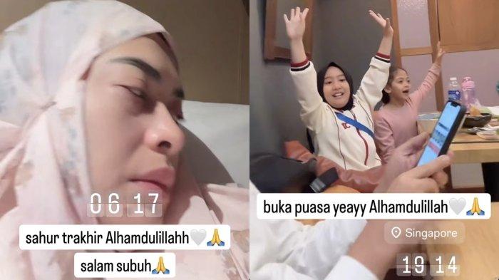Aisyahrani dan keluarga terbang ke Singapura, dicapture (30/3/2025). Keluarga Incess dari Indonesia berlebaran di Singapura.