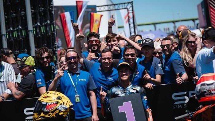 Aldi Satya Mahendra Juara WorldSSP300 Misano 2024.