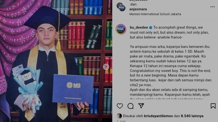 Anak bontot Anjasmara dan Dian Nitami ganteng gak kaleng-kaleng.