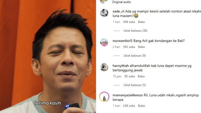 Ariel ramai disindir usai Luna Maya dan Maxime Bouttier menikah.