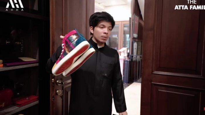 Atta Halilintar obral koleksi sepatu