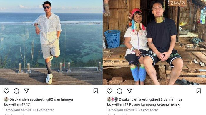 Ayu Ting Ting like postingan Boy William.