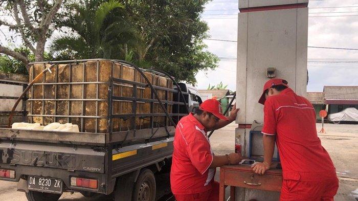 Foto SPBN Wiritis, yang baru saja dibangun untuk memudahkan nelayan dalam mendapatkan BBM bersubsidi.