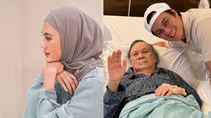 Kolase Paula Verhoeven, Baim Wong dan ayahnya yang terbaring di rumah sakit.