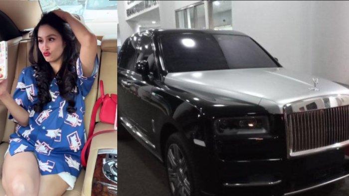 Kolase Sandra Dewi dan Mobil Mewah Rolls Royce Phantom yang kini disita terkait kasus korupsi Harvey Moeis.