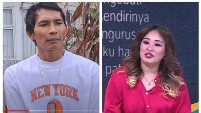 Kolase foto Arya Khan dan Pinkan Mambo.