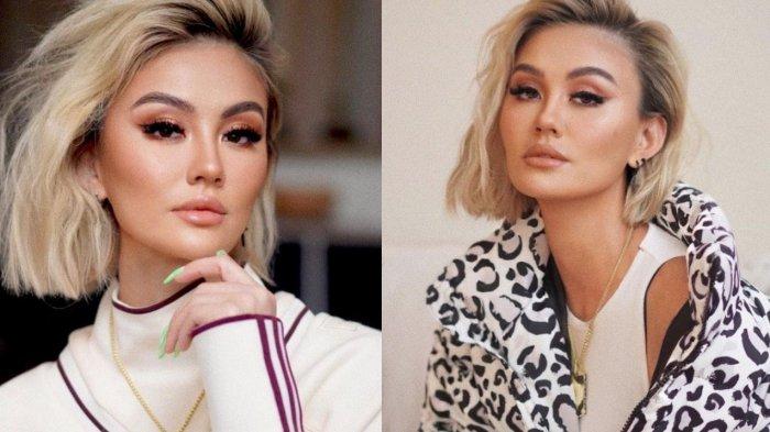 Kolase potret Agnez Mo.