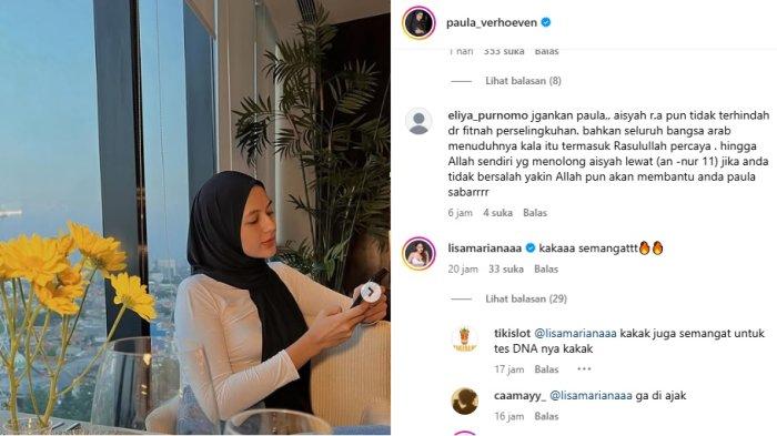 Komentar Lisa mariana di postingan Paula Verhoeven.