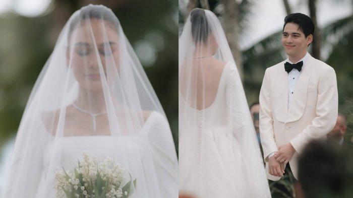 Momen pernikahan Luna Maya dan Maxime dicapture Jumat (16/5/2025).