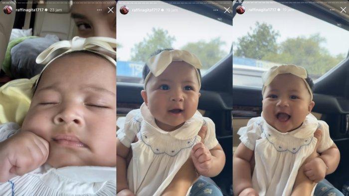 Nagita Slavina, istri Raffi Ahmad ajak Lily jalan-jalan.