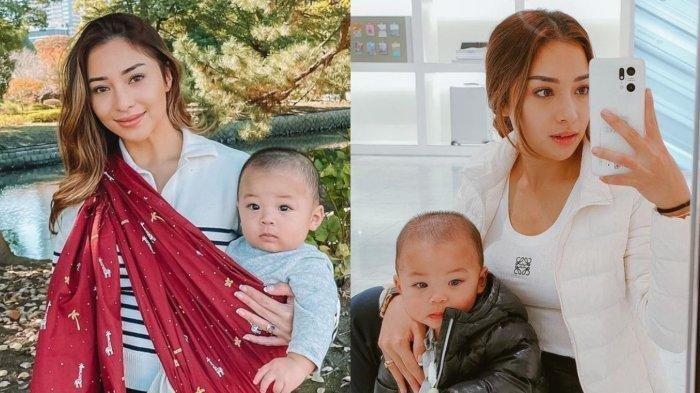 Nikita Willy bersama Baby Issa.