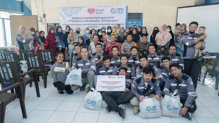 PT PLN Persero melakukan kegiatan untuk pencegahan dan penangkalan stunting di Kota Balikpapan, Samarinda, Kabupaten Berau dan Kota Banjarbaru.