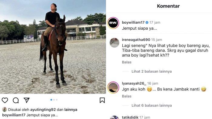 Pedangdut Ayu Ting Ting sukai unggahan Instagram Boy William.