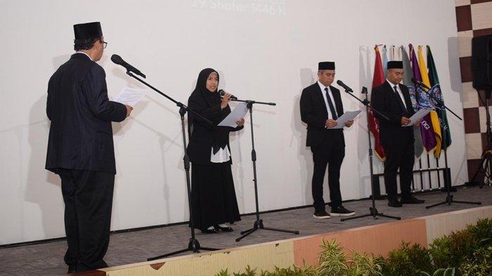 Pelantikan Rektor dan Wakil Rektor Universitas Muhammadiyah Banjarmasin, Selasa (3/9/2024).