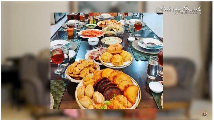 Penampakan menu buka puasa keluarga Mayangsari dan Bambang Trihatmodjo.