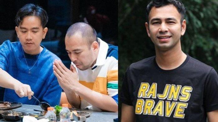 Kolase Raffi Ahmad dan Wakil Presiden Terpilih, Gibran Rakabuming Raka