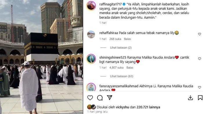 Raffi Ahmad umumkan nama asli Baby Lily.