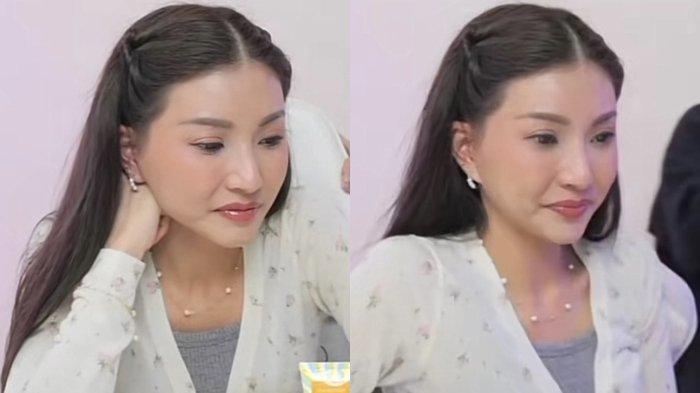 TANGIS SARWENDAH - Reaksi artis Sarwendah tertegun hingga menangis di live TikTok lantaran dihujat warganet gegara dekat dengan Giorgio Antonio, dicapture (24/6/2025).