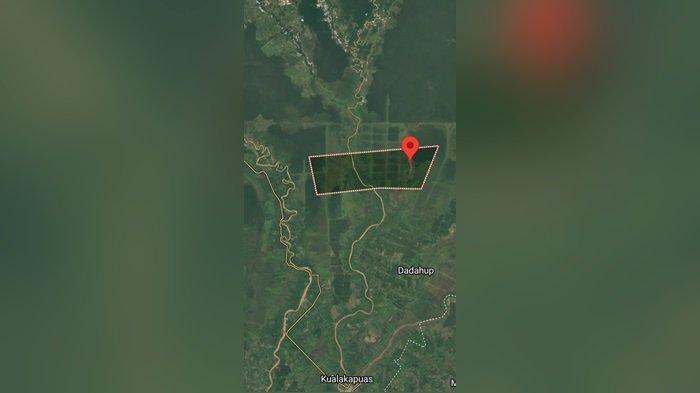 SEI AHAS, lokasi hilangnya mahasiswa ULM, Mei 2024 lalu.