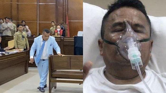 TUMBANG - Hotman Paris tumbang dan saat dirawat saat sidang, 21 Februari 2025.