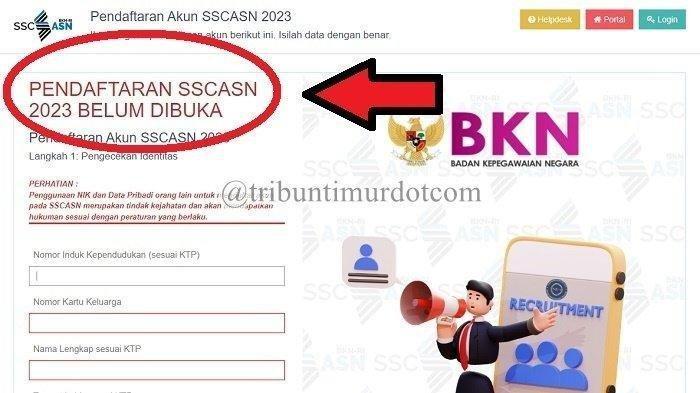 Terjawab sudah kenapa belum bisa daftar akun SSCASN 2023, cek penyebab dan info terbaru.