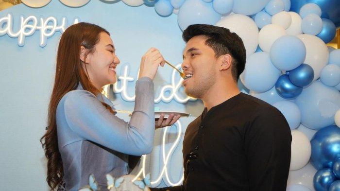 Thariq Halilintar dan Aaliyah Massaid.