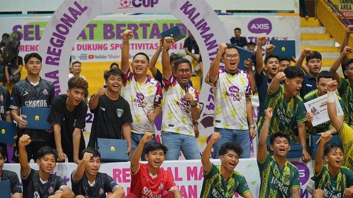Tim futsal SMK Medika Samarinda meraih juaradi regional final AXIS Nation Cup 2024 untuk wilayah Kalimantan.