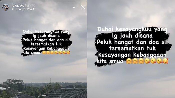 Unggahan Instagram Rakaya usai diunfollow Umi Kalsum, ibu Ayu Ting Ting.